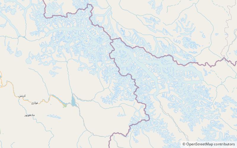 Monts Saltoro location map