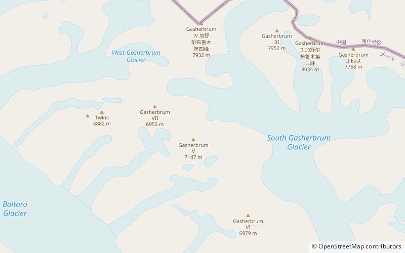 Gaszerbrum V location map