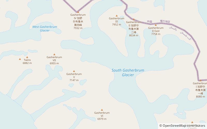 Gasherbrum III location map