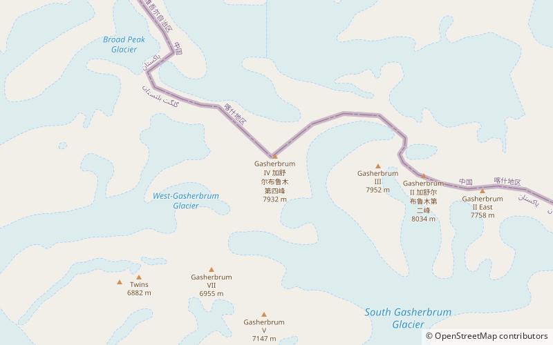 Gasherbrum IV location map