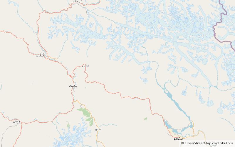 Kutiah Lungma Glacier location map