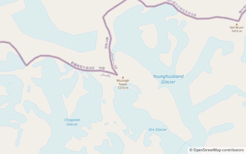 Tour de Mustagh location map