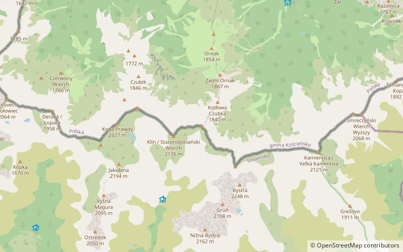 Siwy Zwornik location map