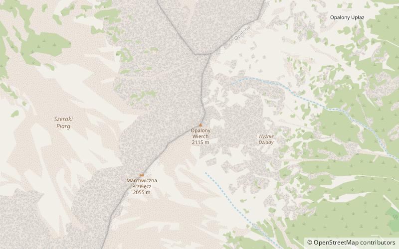 Opalony Wierch location map