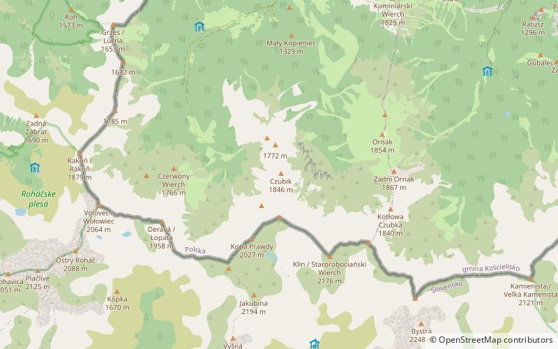 Czubik location map