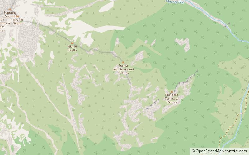 Turnia nad Szczotami location map