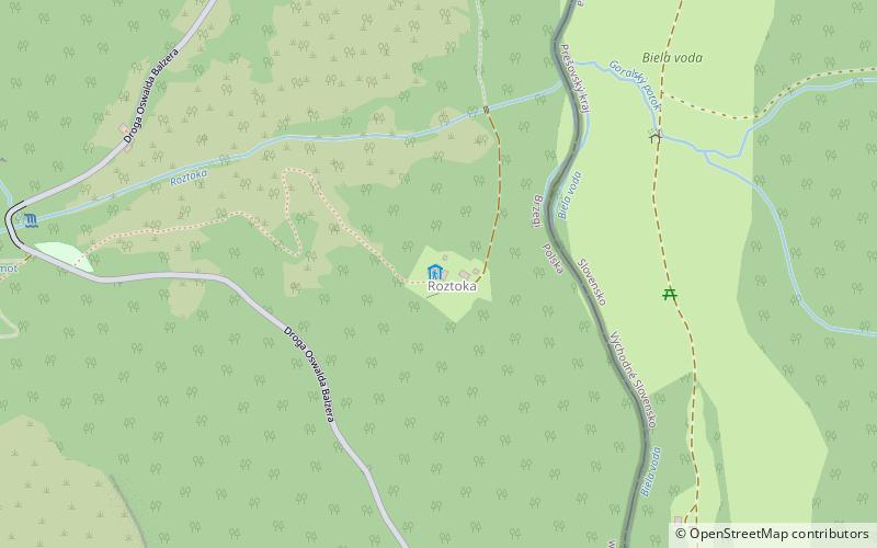 Schronisko PTTK w Dolinie Roztoki location map