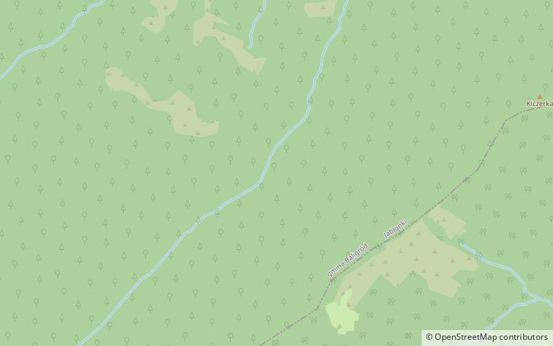 cisniansko wetlinski park krajobrazowy location map