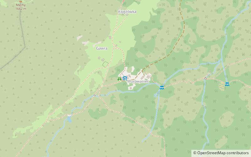 Murowaniec-Hütte location map