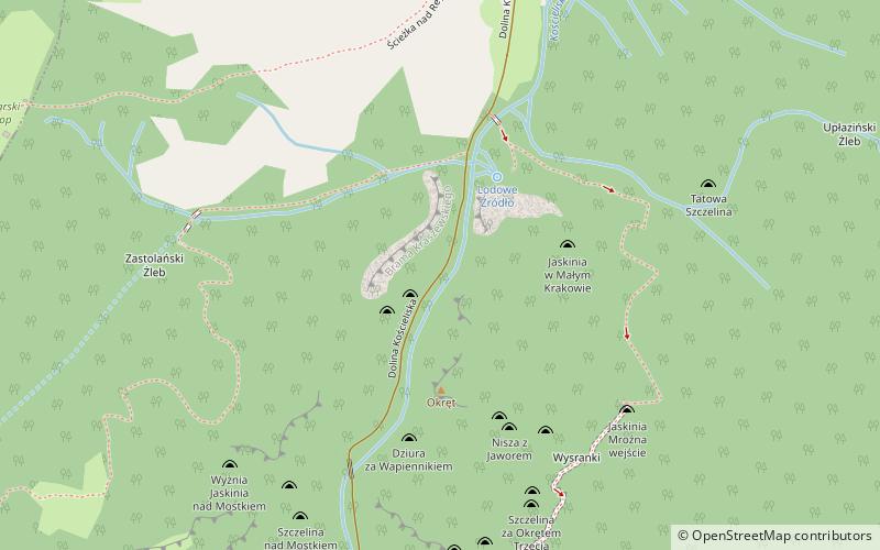 Dolina Kościeliska location map