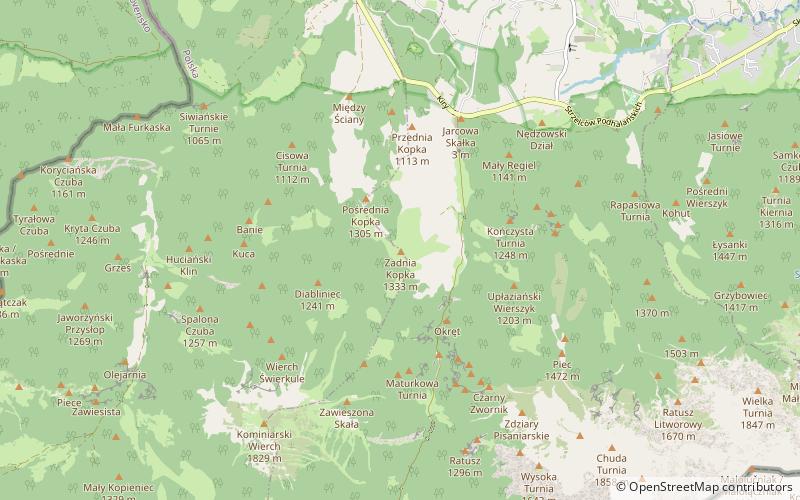 Zadnia Kopka location map