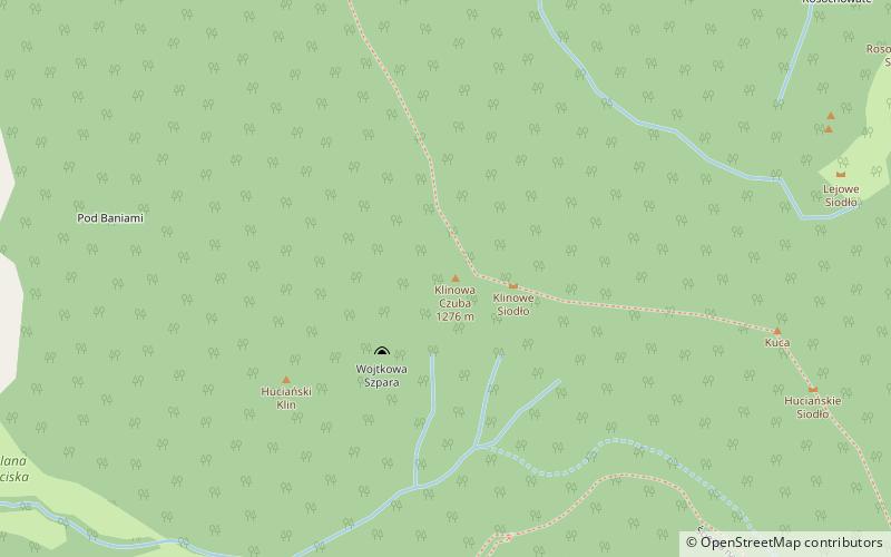 Klinowa Czuba location map