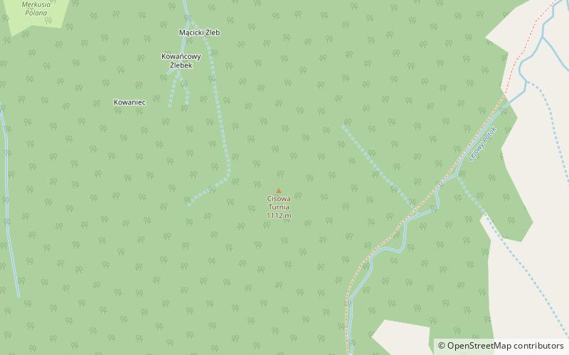 Cisowa Turnia location map
