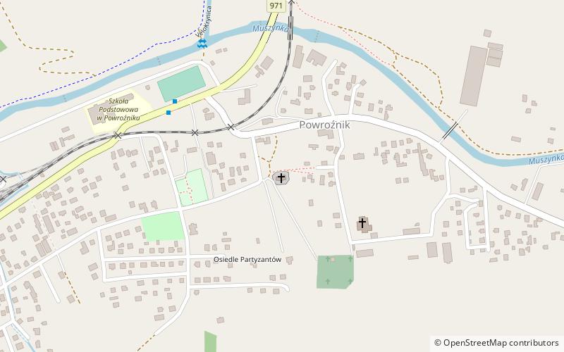 Cerkiew św. Jakuba w Powroźniku location map