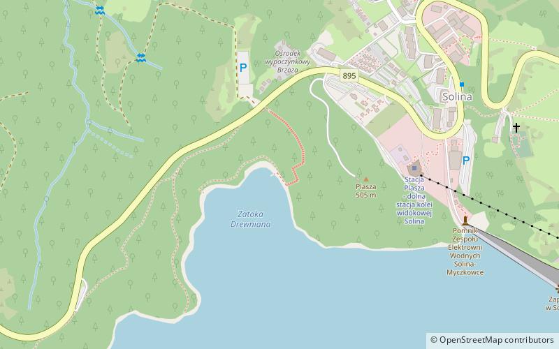 Wake Park Solina location map