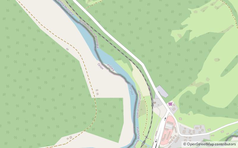 Garganta del río Poprad location map