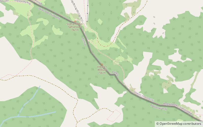 Vitkuľa / Witkula location map