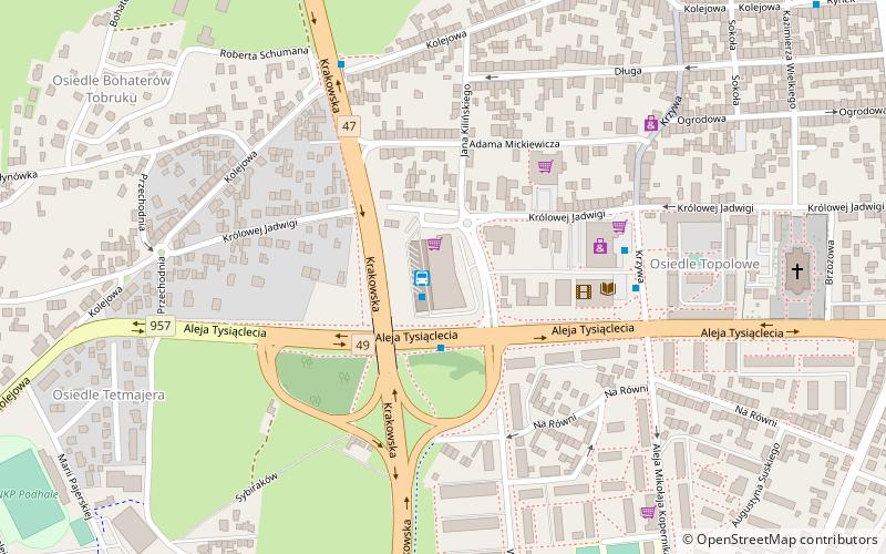 Galeria Dekada location map