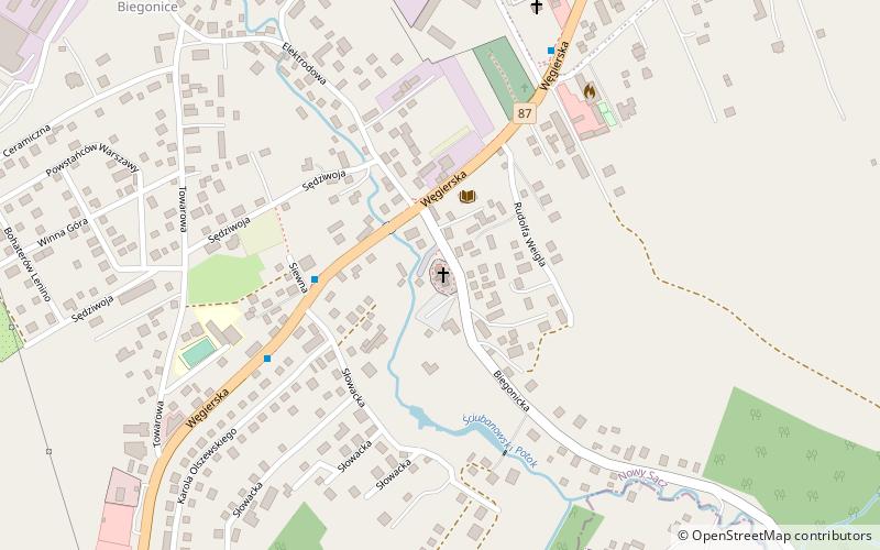 Kościół św. Wawrzyńca w Nowym Sączu location map