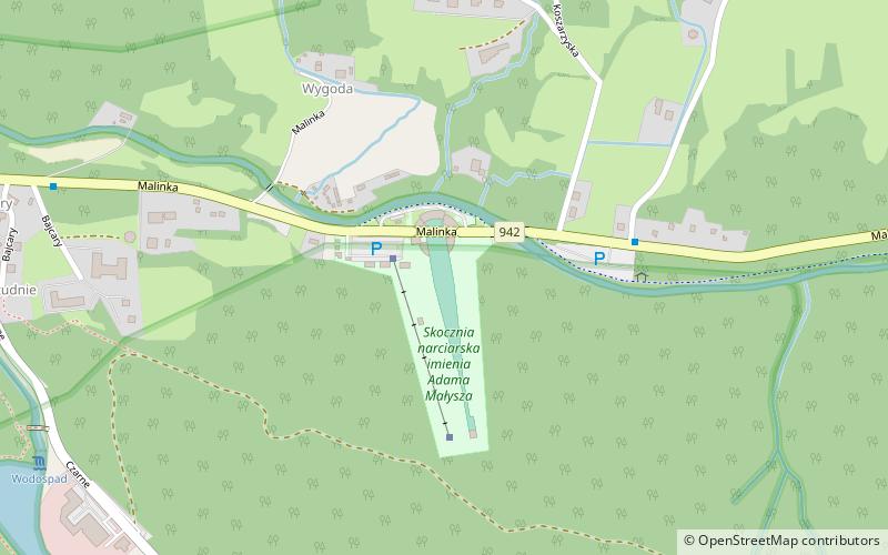 Tremplin Adam Małysz location map