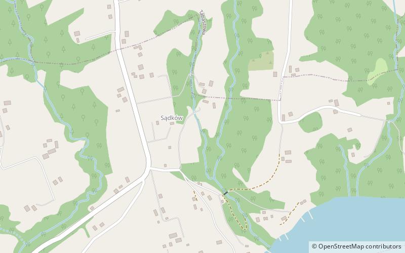 Lake Rożnów location map