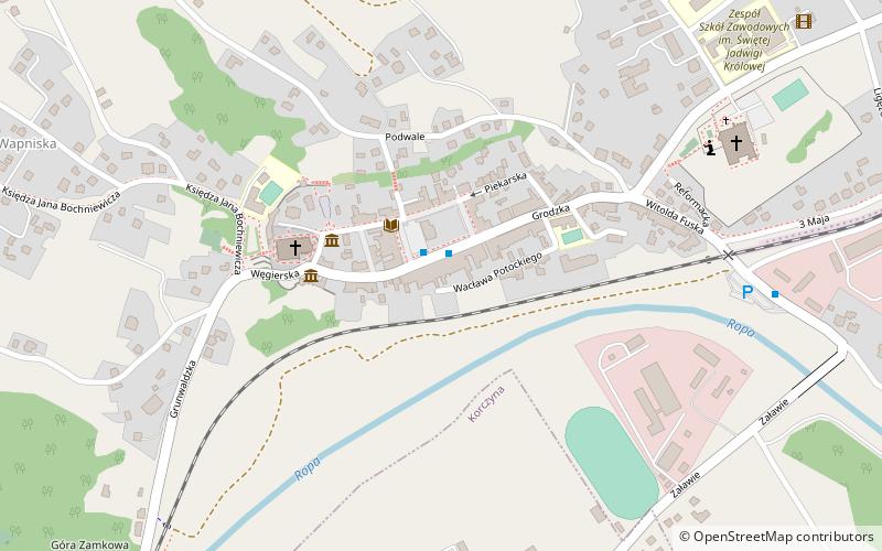 Biecz Synagogue location map