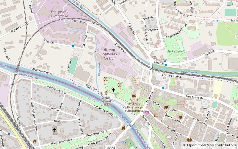 Cieszyn Brewery location map