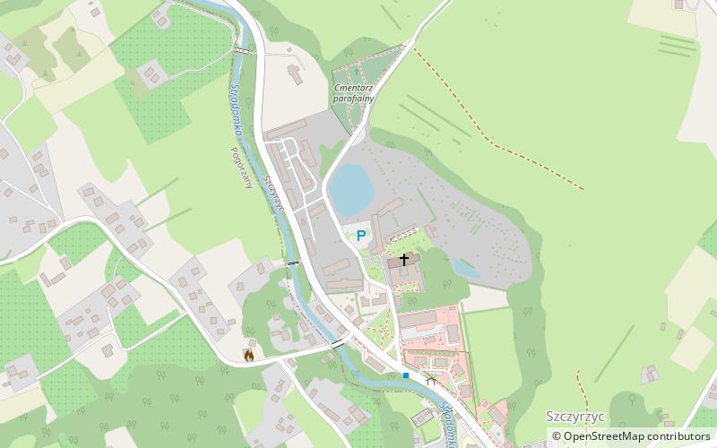 Szczyrzyc Abbey location map