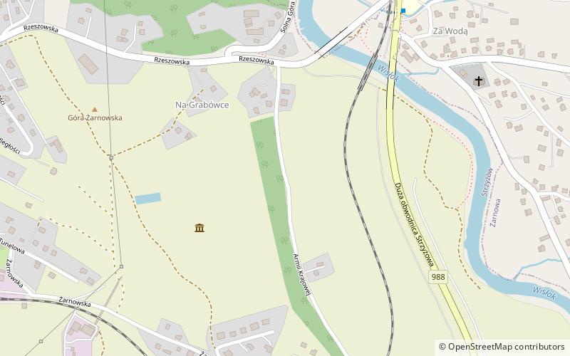 Tunel schronowy w Strzyżowie location map
