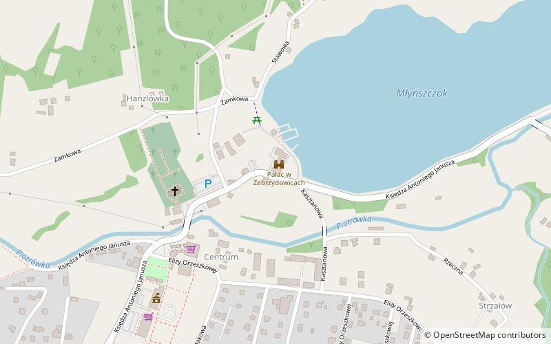 Pałac w Zebrzydowicach location map