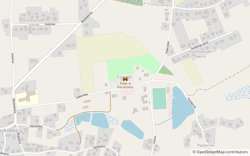 Pałac w Paszkówce location map