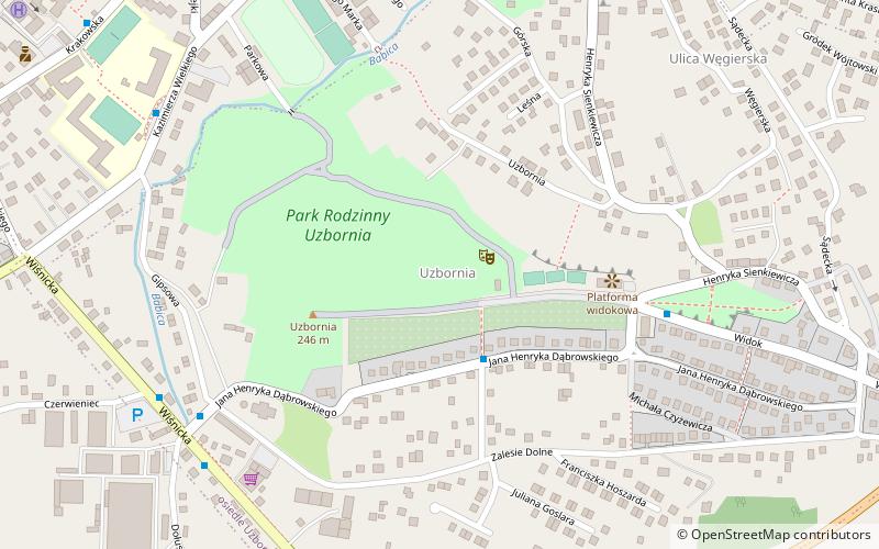 park rodzinny uzbornia bochnia location map