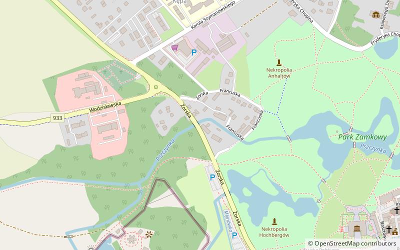 Pokazowa Zagroda Żubrów w Pszczynie location map
