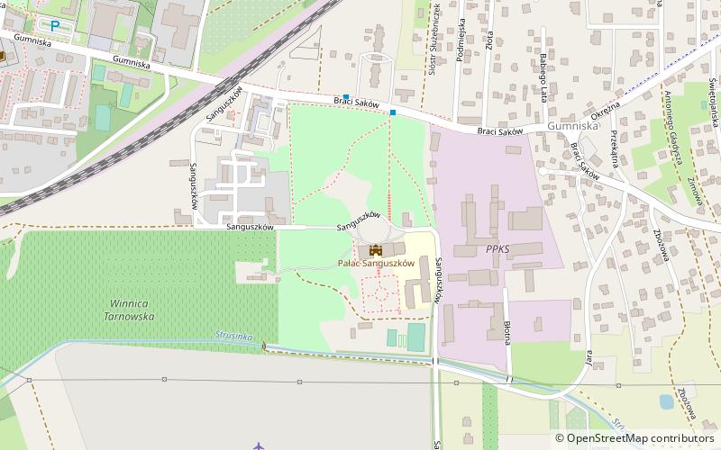 Park Sanguszkow location map