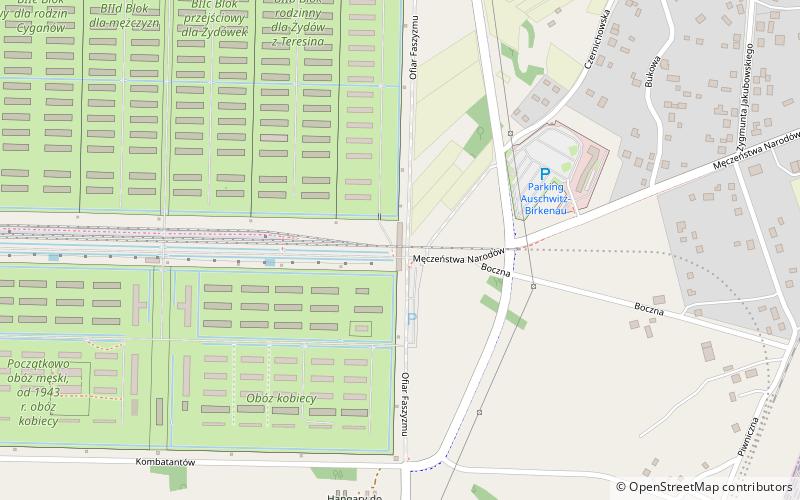 glowna wieza wartownicza brama obozu zaglady auschwitz birkenau location map