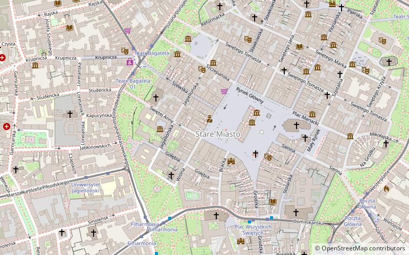 Adam Mickiewicz Monument location map