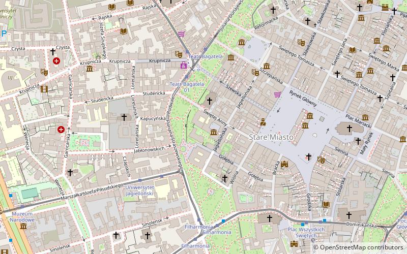 Collegium Medicum Uniwersytetu Jagiellońskiego location map