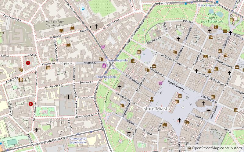 Gesellschaft der Freunde der Schönen Künste in Krakau location map