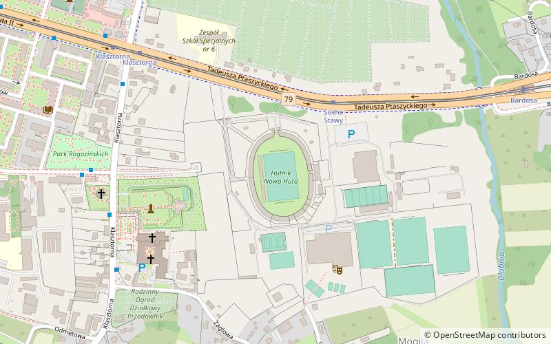 Stadion Miejski Hutnik Kraków location map