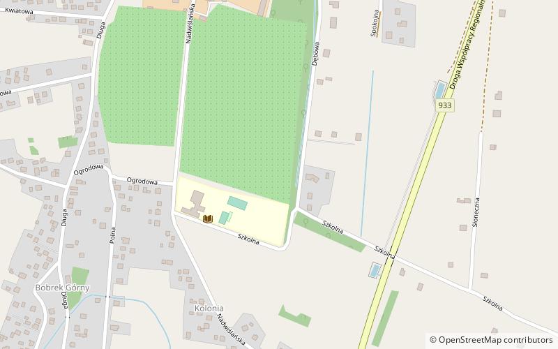 bobrek concentration camp auschwitz location map