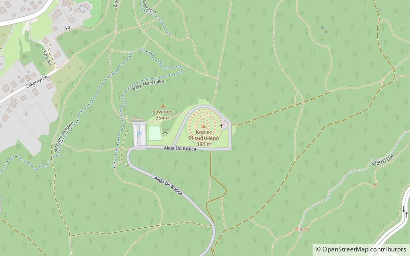 Piłsudski's Mound location map