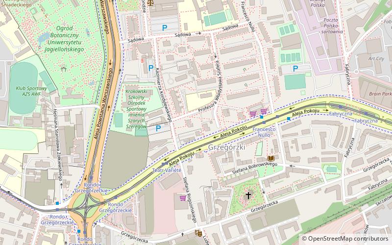 Dzielnica II Grzegórzki location map