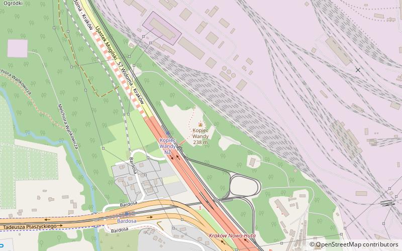 Wanda-Hügel location map