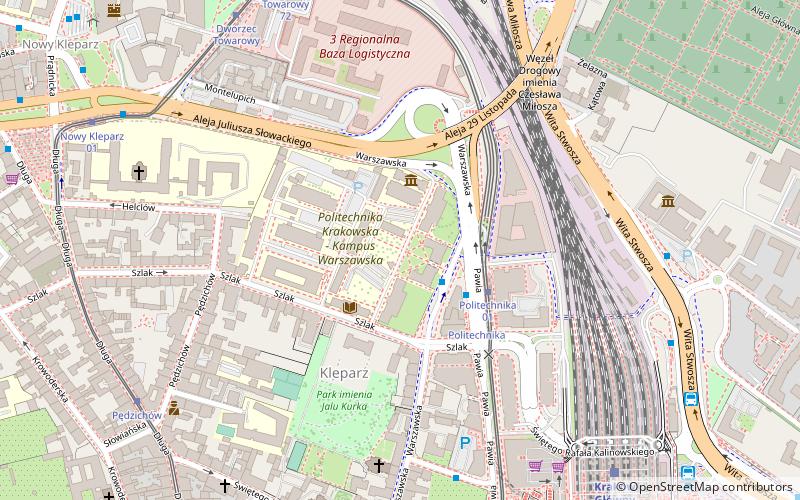 Technische Universität Krakau location map