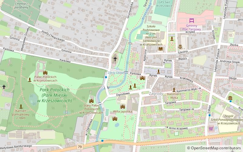 Kapliczka - pierwsze ujęcie wód leczniczych location map
