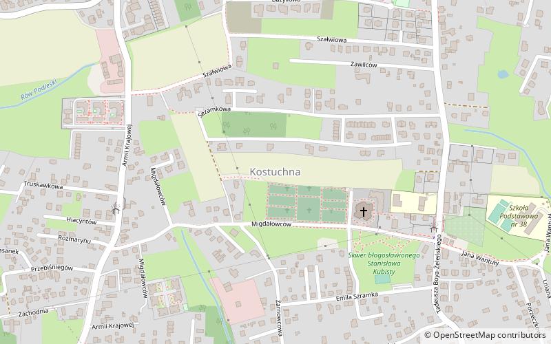 Kostuchna location map