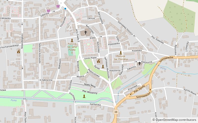 Głubczyce Town Hall location map