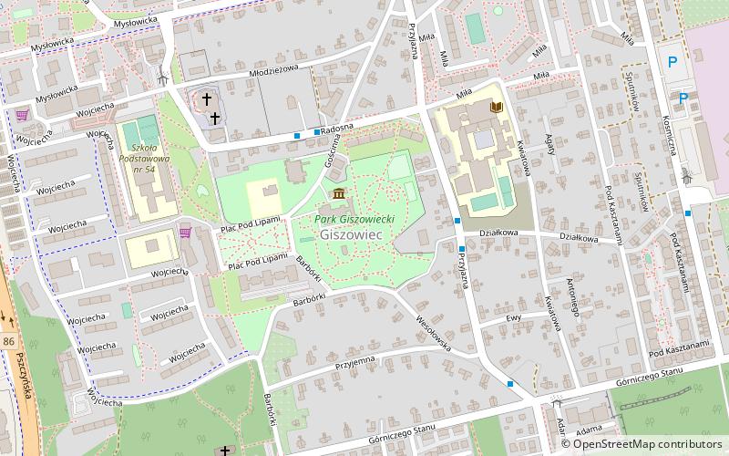 Park Giszowiecki location map