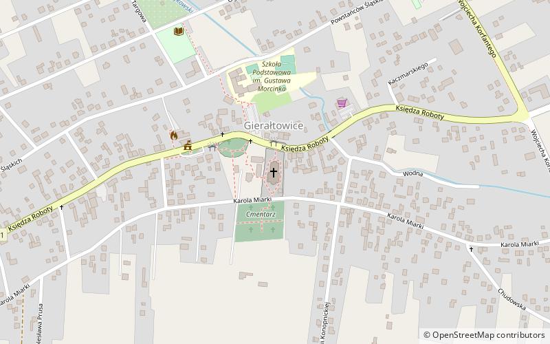 Parafia Matki Bożej Szkaplerznej w Gierałtowicach location map