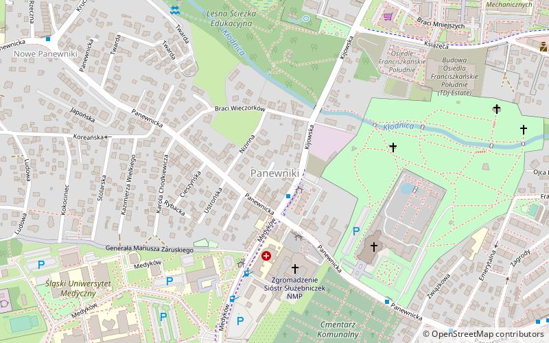 Ligota-Panewniki location map